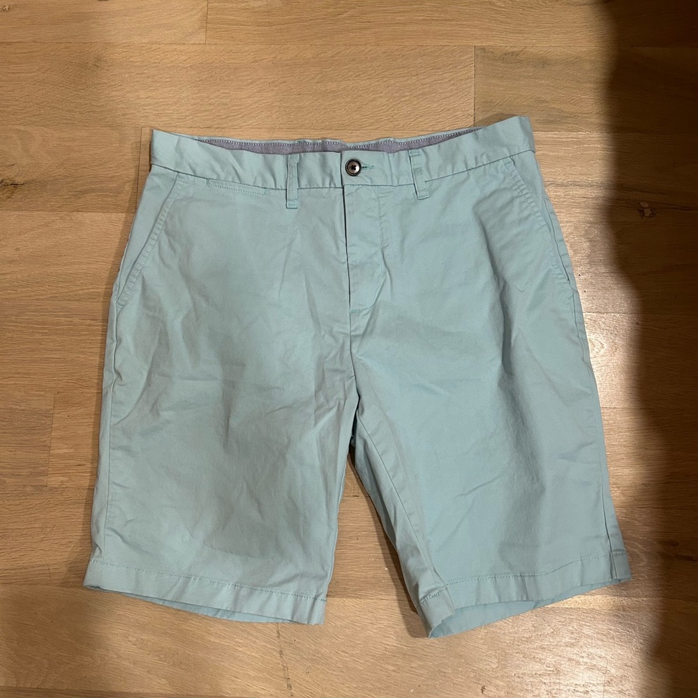 Tommy Hilfiger Mint Green Flat Front Shorts